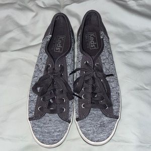 Keds grey quilted sneaker